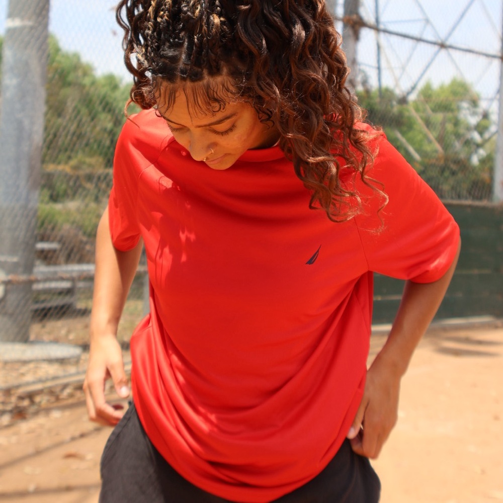 Nautica Bright Red Tee